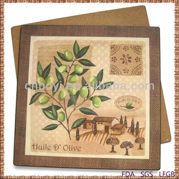 Customized Design Restaurant Placemats Custom Printed Square Placemats