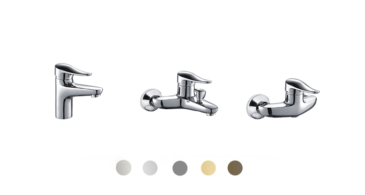 Factory direct sale polished chrome bathroom wash basin faucet