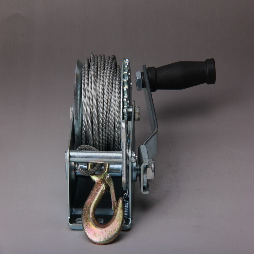 1600LBS Wire Rope Hand Anchor Winch