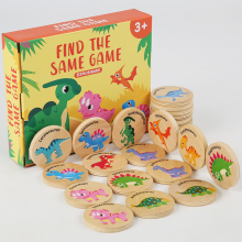 Early Childhood Wooden Dinosaur Learning Game: A Fun Way to Enhance Cognition and Memory Skills