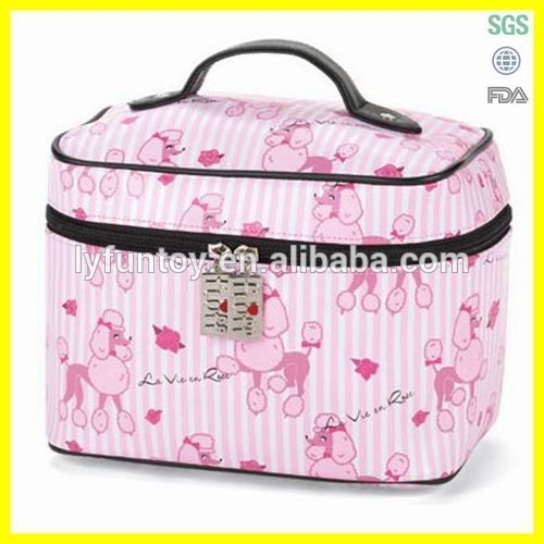 satin promotional travel bag satin cosmetic bag satin makeup bag