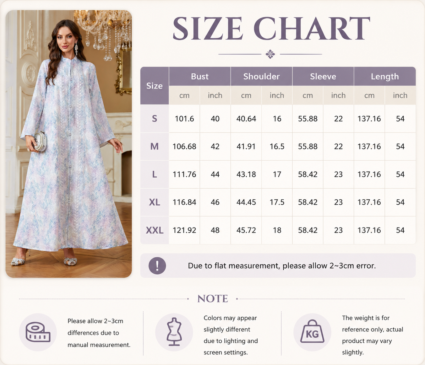لباس پولک ابایا با جزئیات گلدار Sequin Abaya Dress with Floral Applique Detail