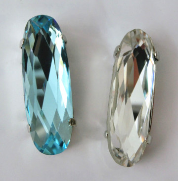 Oval shape loose crystal fancy stone for jewelry