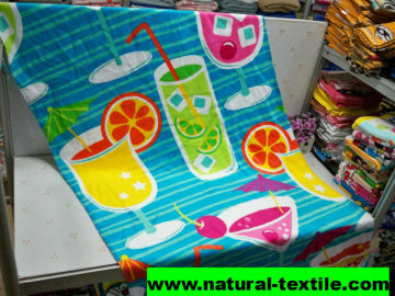 Custom luxury and large beach towel