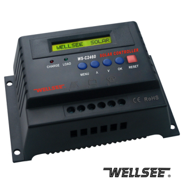 WELLSEE WS-C2460 60A 12/24V PWM Charge Controller,solar regulator