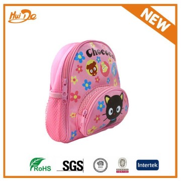 pink children fancy school bag