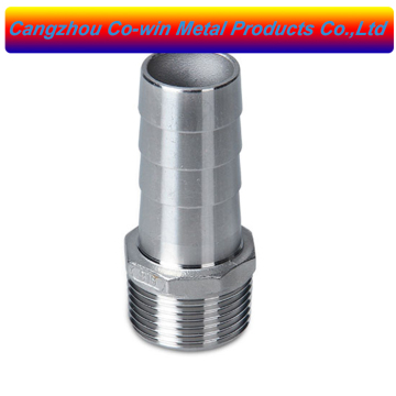 1/2 Barb Hose Tail Connector Stainless Steel NPT