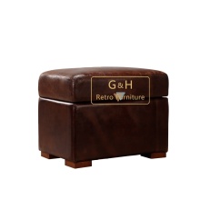 Cow Ottoman Armchair with Ottoman