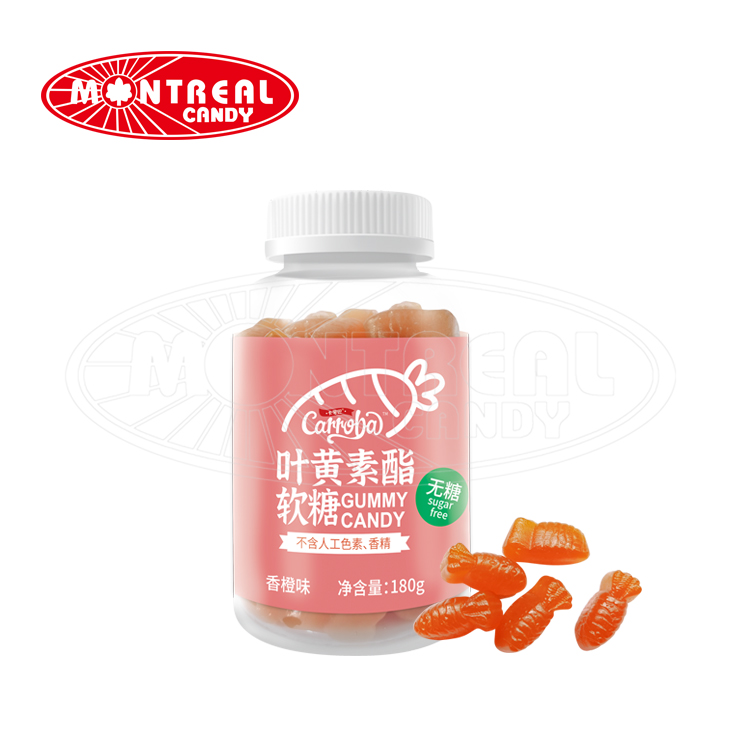 Lutein ester confectionery fruity sugar free gummy candy