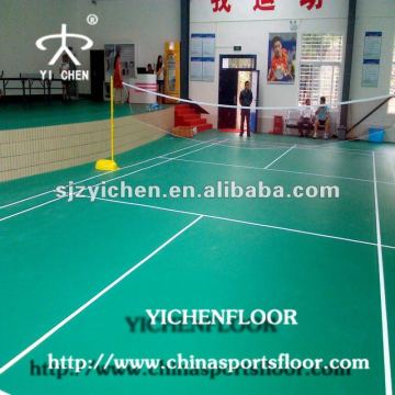 international standard waterproof and eco-friendly badminton court flooring