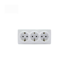 Hot Sale Triple Schuko Socket Easy To Install