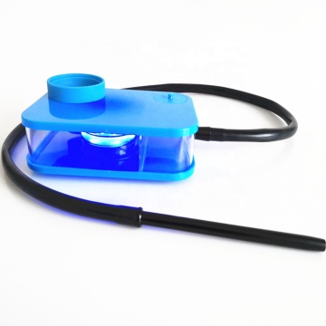 Wholesale small square box portable acryl shisha hookah with led