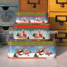 xmas gift box suppliers rectangle cookie tins empty packaging box