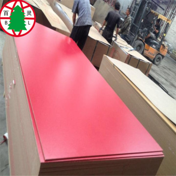 Colored melamine faced MDF Chinese good quality