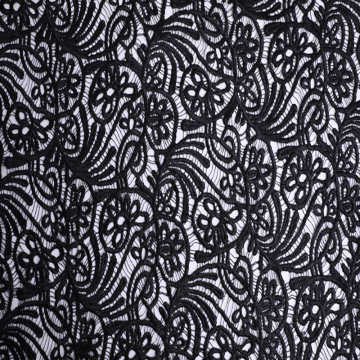 Shiny Yarn High Quality Chemical Lace Fabric