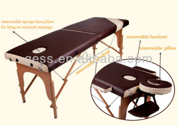 folding portable deluxe popular facial massage bed massage table for sale