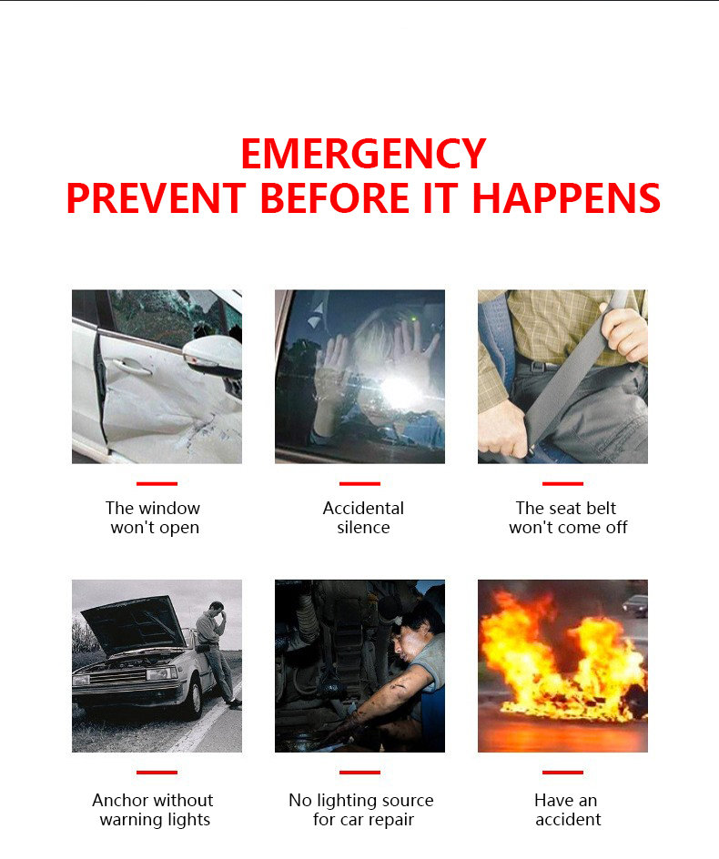 Multifunctional explosion-proof flashlight magnetic suction solar rechargeable emergency survival flashlight