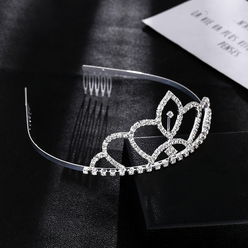 Hot Sell Crystal Wedding Hair Jewelry Tiara Crown Combs