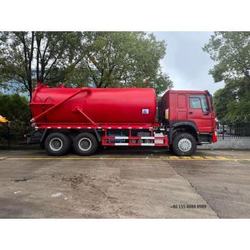 Howo 6x4 Camión de succión de aguas residuales al vacío