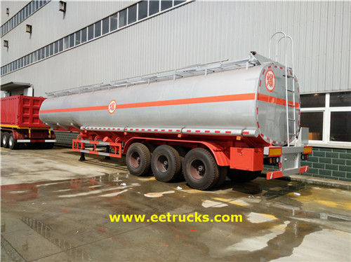 3 Axle 50cbm Petrooleum Tanker Trailers