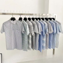 Dollar Model FYK195 Short Sleeve Striped Formal and Athletic T-shirts & Polos