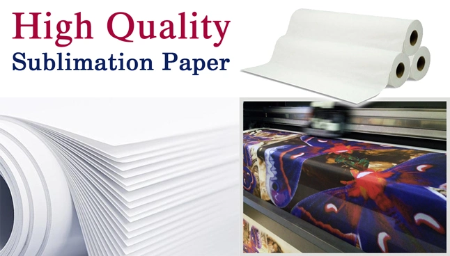 Supreme Fast Dry 120GSM Sublimation Transfer Paper for Sublimation Inkjet Printing