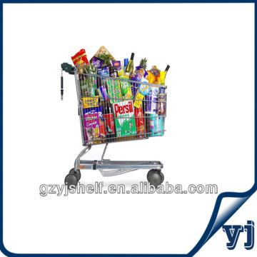 European Style Supermarket Shopping Trolley/Customized Gimi Shopping Trolley