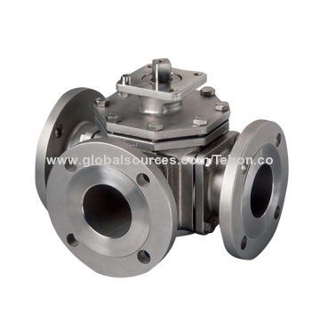 3-way ball valve, aesthetic in appearance