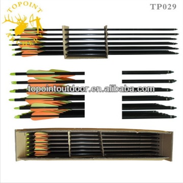 Topoint Archery,30" fiberglass Arrows for compound bow,TP030-AL