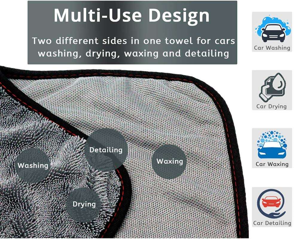 Microfiber Car Cleaning Twisted Towel