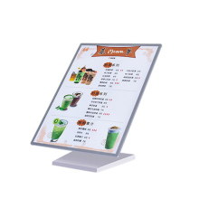 LED Restaurant Menu: Customizable LED Light-Up Table Menu Panel