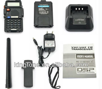 vhf uhf baofeng dual band handheld walkie talkie