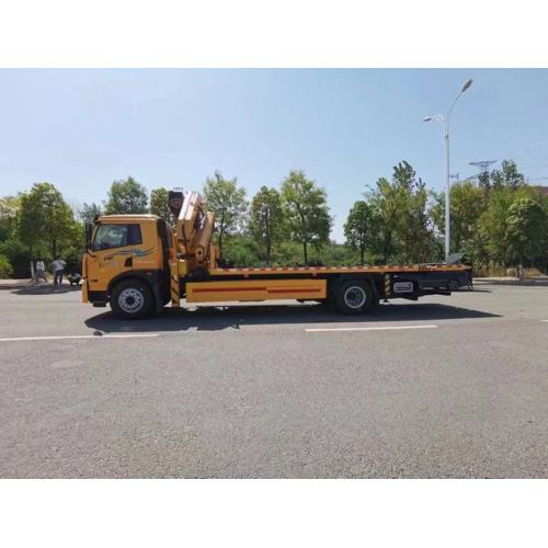 FAW 8 tons crane plate arm crane wrecker