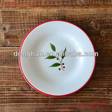 chinese plate hand painted round dinner plate