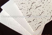 PVC gypsum ceiling tiles, gypsum false ceiling system