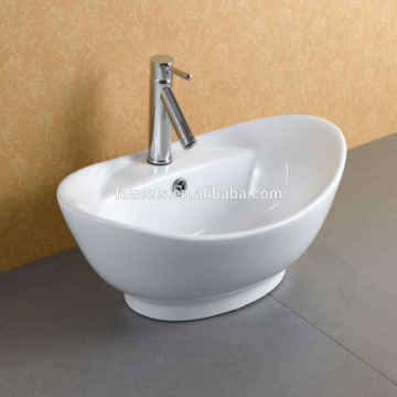 Oval Shaped Ceramic Hand Wash Sink