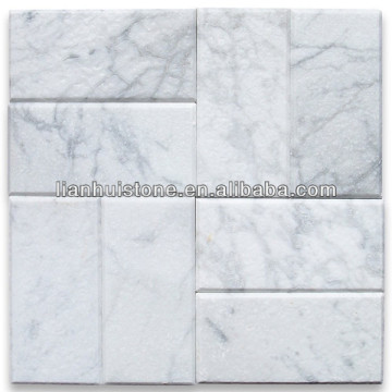 white marble flooring design