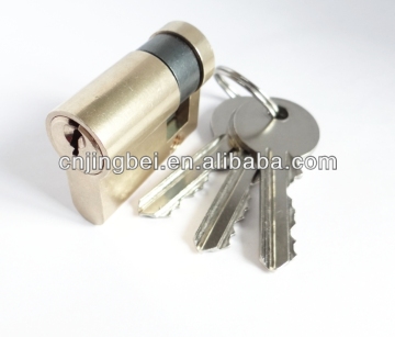 brass half lock cylinder