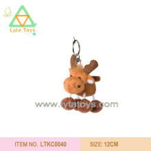 Plush Animal Deer Keychain
