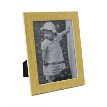 Wooden Grain Metal Picture Frame for Home Deco