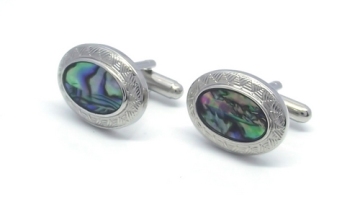 Womens Stainless Steel Cuff Links