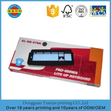 Customized CMYK Printing fingerboard corrugated cardboard box