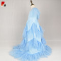 blue girls Cinderella princess dress prom costume dress