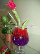 magic crystal soil in purple color / pearl shape crystal soil