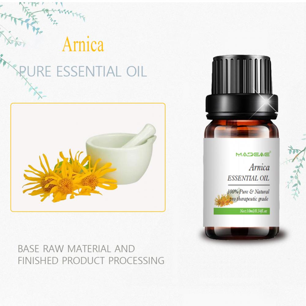 Huile essentielle d&#39;Arnica soluble pour les soins de massage corporel