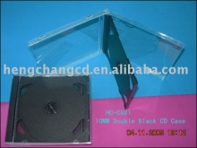 10.4MM DOUBLE BLACK CD CASE