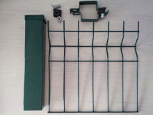 Durable Garden Fence with Modern Mesh Design