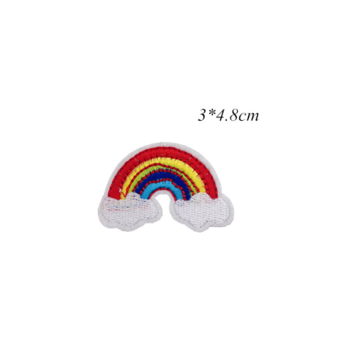 toppa ricamata Indumento Abbigliamento Accessori Distintivi Arcobaleno