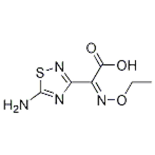 Ácido (Z) -2- (5-amino-l, 2,4-tiadiazol-3-il) -2-etoxiiminoacético CAS 75028-24-9