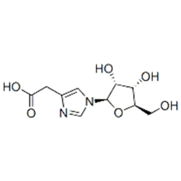 Ácido 2- [1 - [(2R, 3R, 4S, 5R) -3,4-di-hidroxi-5- (hidroximetil) oxolan-2- il] imidazol-4-il] acético CAS 29605-99-0